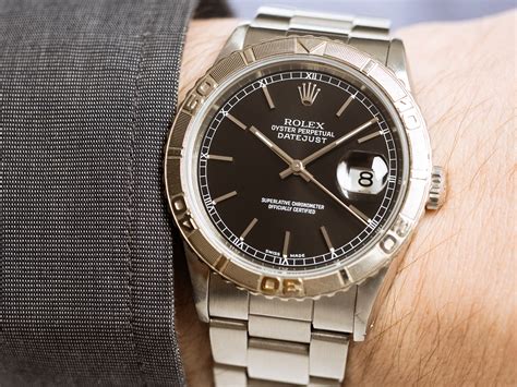 rolex datejust turn o'graph thunderbird white gold|rolex thunderbird bezel.